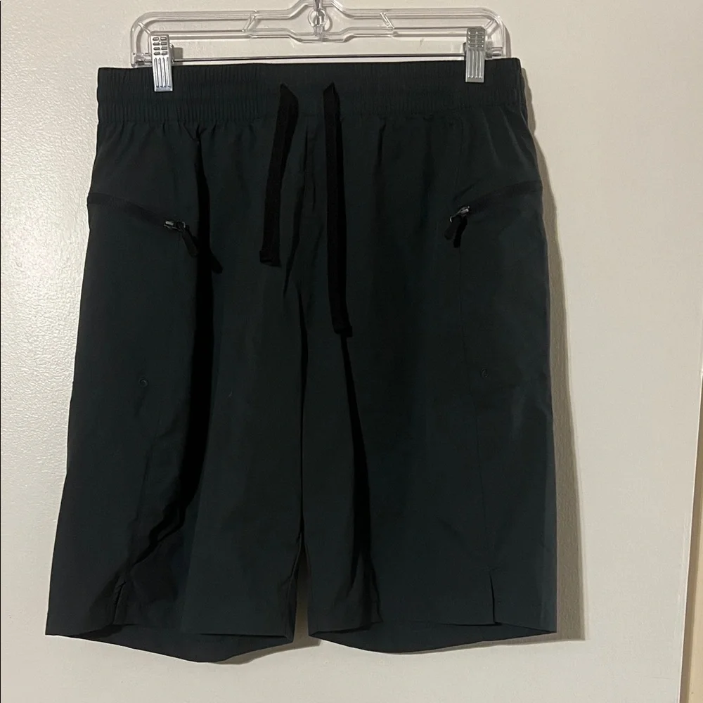 Gradual mens gray drawstring elastic waist  shorts
